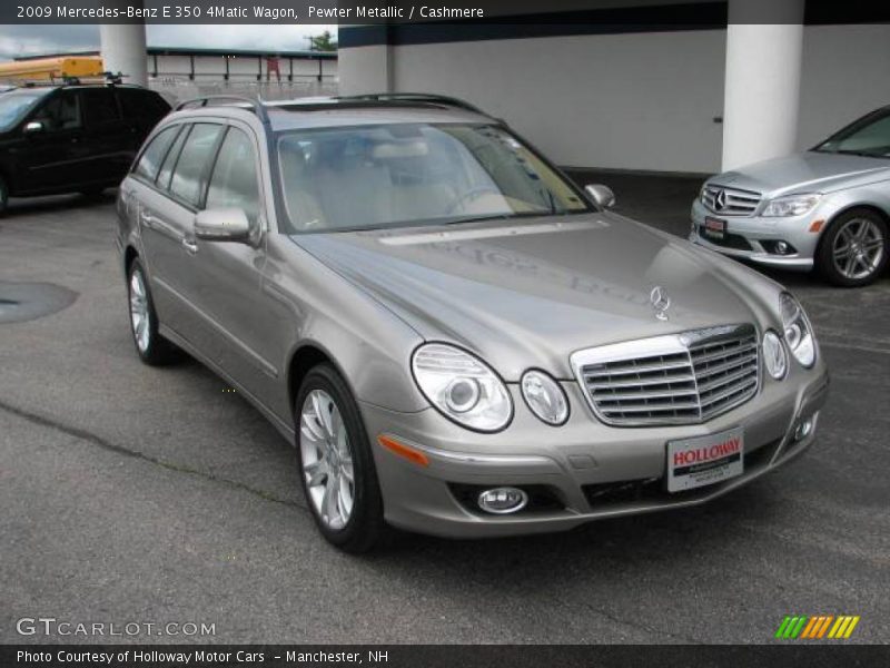 Pewter Metallic / Cashmere 2009 Mercedes-Benz E 350 4Matic Wagon