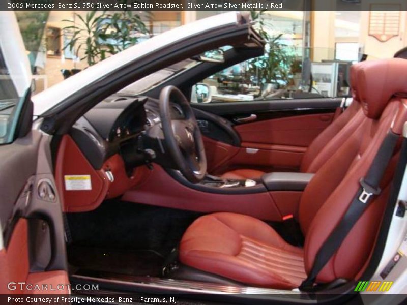  2009 SL 550 Silver Arrow Edition Roadster Red Interior