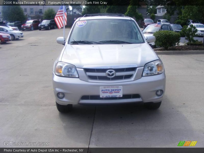 Platinum Silver Metallic / Dark Flint Gray 2006 Mazda Tribute s 4WD