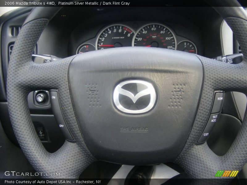 Platinum Silver Metallic / Dark Flint Gray 2006 Mazda Tribute s 4WD