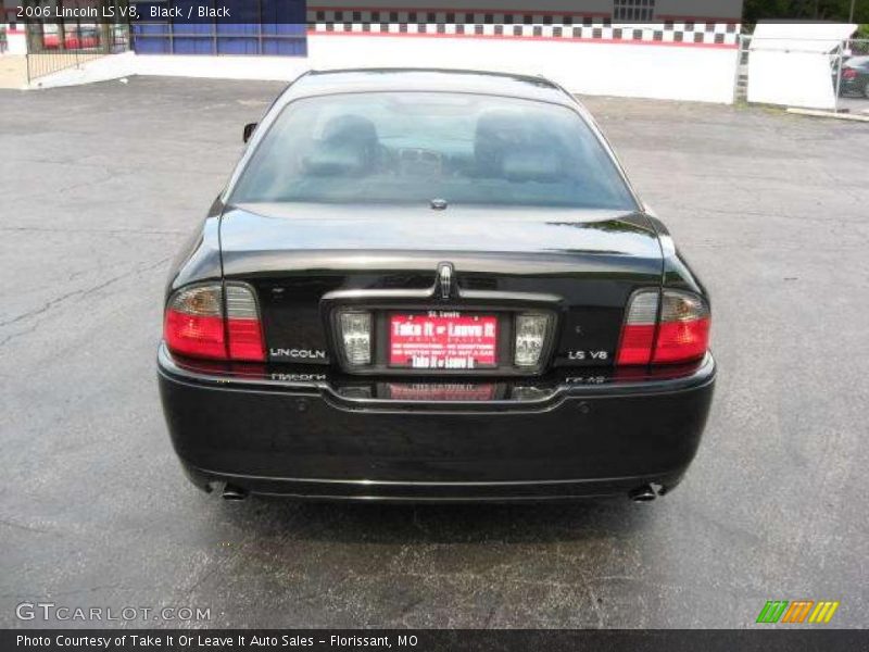 Black / Black 2006 Lincoln LS V8