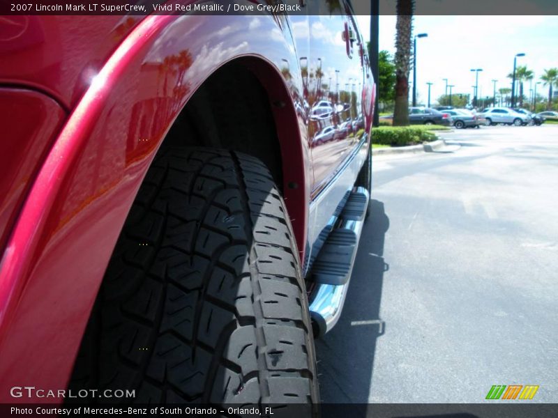 Vivid Red Metallic / Dove Grey/Black 2007 Lincoln Mark LT SuperCrew