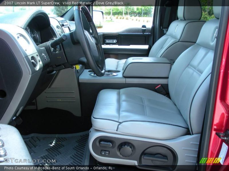Vivid Red Metallic / Dove Grey/Black 2007 Lincoln Mark LT SuperCrew