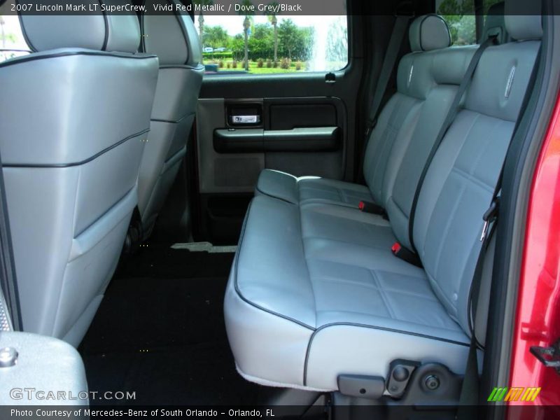 Vivid Red Metallic / Dove Grey/Black 2007 Lincoln Mark LT SuperCrew