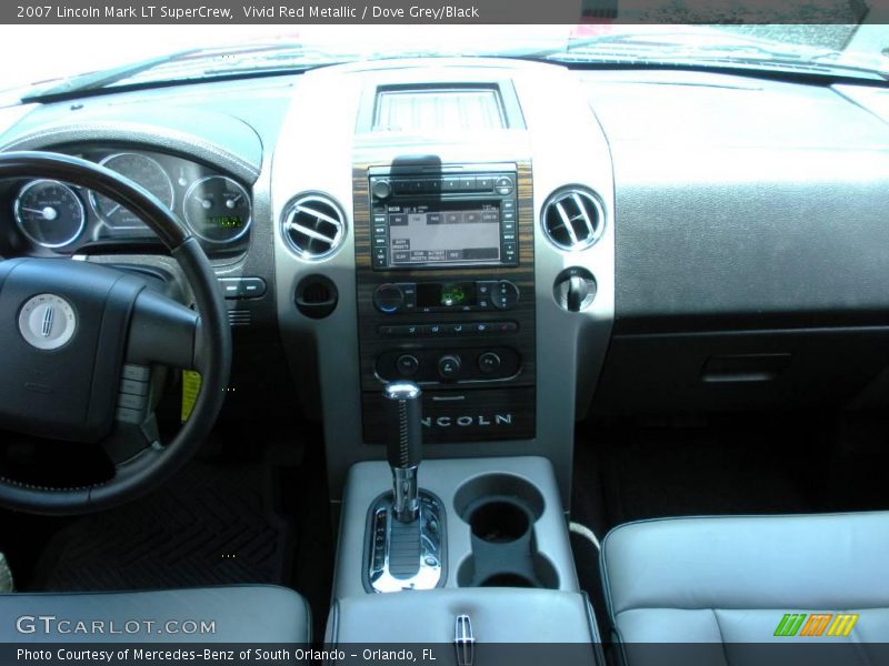 Vivid Red Metallic / Dove Grey/Black 2007 Lincoln Mark LT SuperCrew