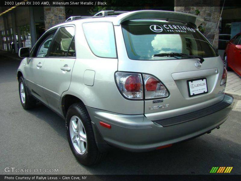 Millenium Silver Metallic / Black 2003 Lexus RX 300 AWD