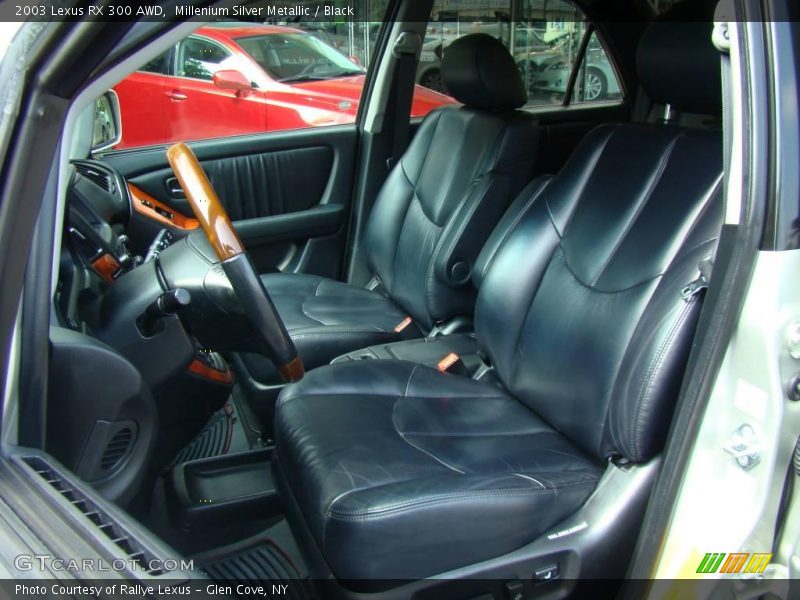 Millenium Silver Metallic / Black 2003 Lexus RX 300 AWD