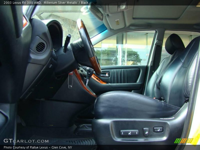 Millenium Silver Metallic / Black 2003 Lexus RX 300 AWD