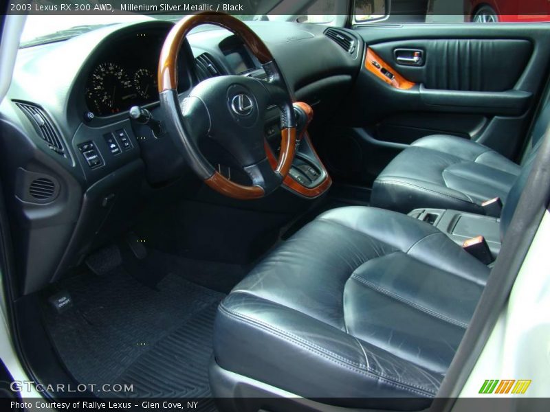 Millenium Silver Metallic / Black 2003 Lexus RX 300 AWD