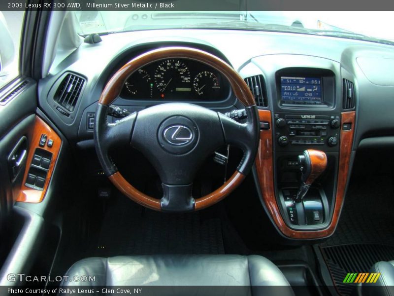 Millenium Silver Metallic / Black 2003 Lexus RX 300 AWD