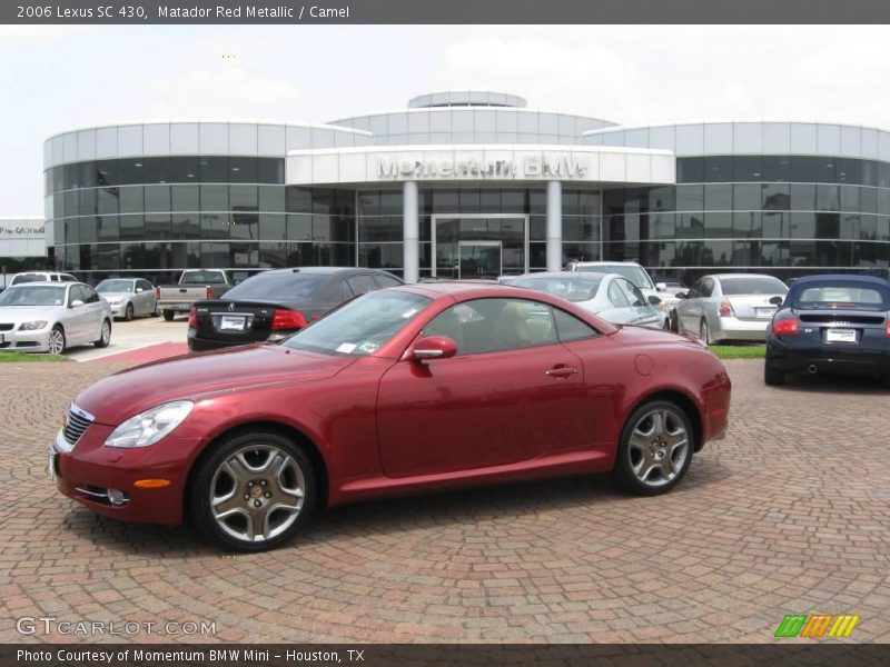 Matador Red Metallic / Camel 2006 Lexus SC 430