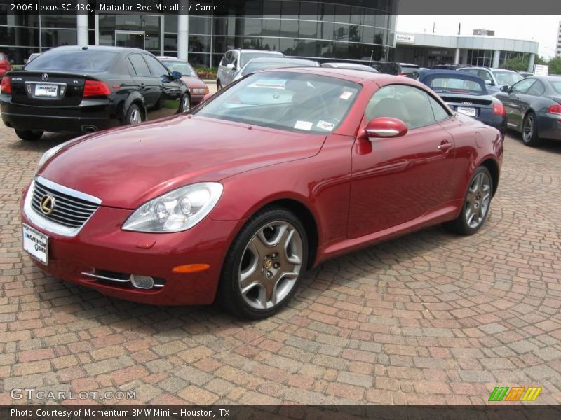 Matador Red Metallic / Camel 2006 Lexus SC 430