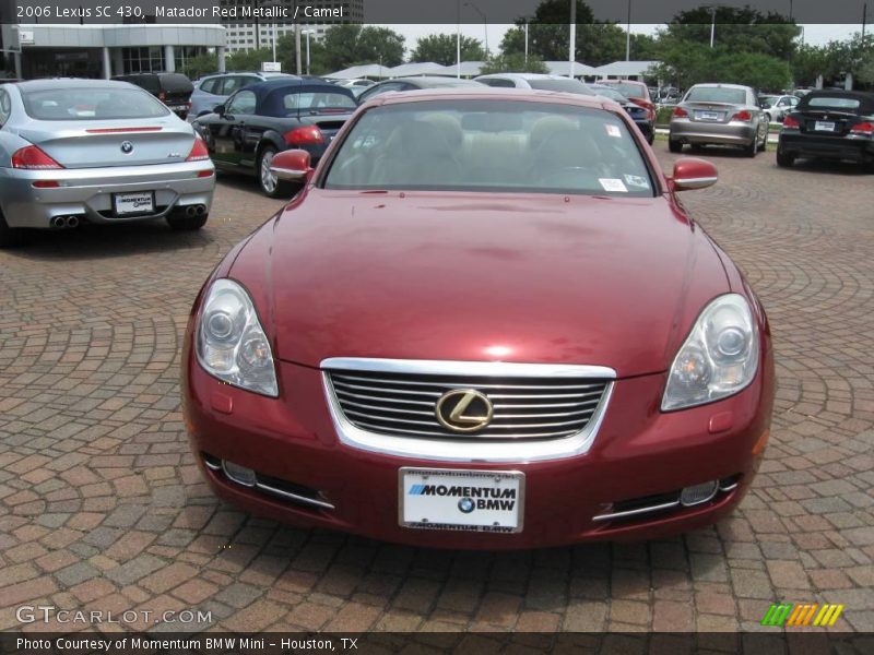 Matador Red Metallic / Camel 2006 Lexus SC 430
