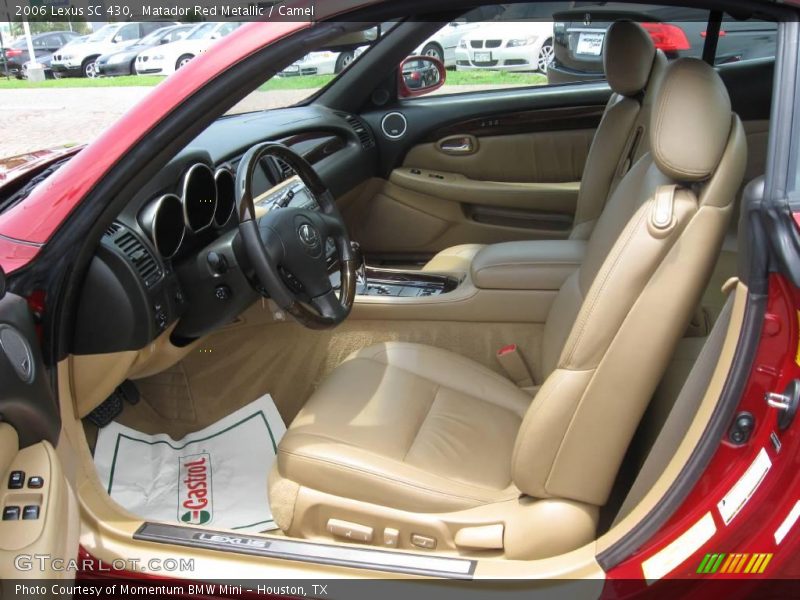 Matador Red Metallic / Camel 2006 Lexus SC 430