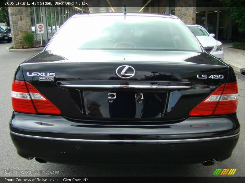 Black Onyx / Black 2005 Lexus LS 430 Sedan