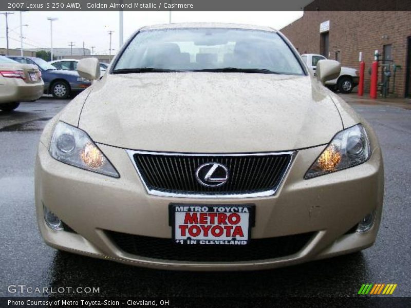 Golden Almond Metallic / Cashmere 2007 Lexus IS 250 AWD