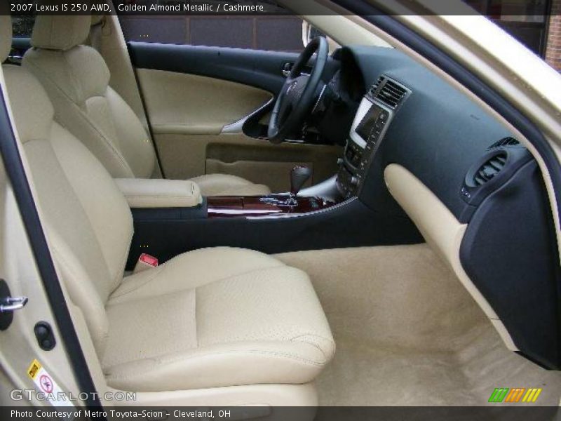 Golden Almond Metallic / Cashmere 2007 Lexus IS 250 AWD