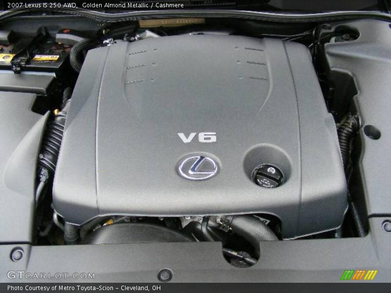 Golden Almond Metallic / Cashmere 2007 Lexus IS 250 AWD