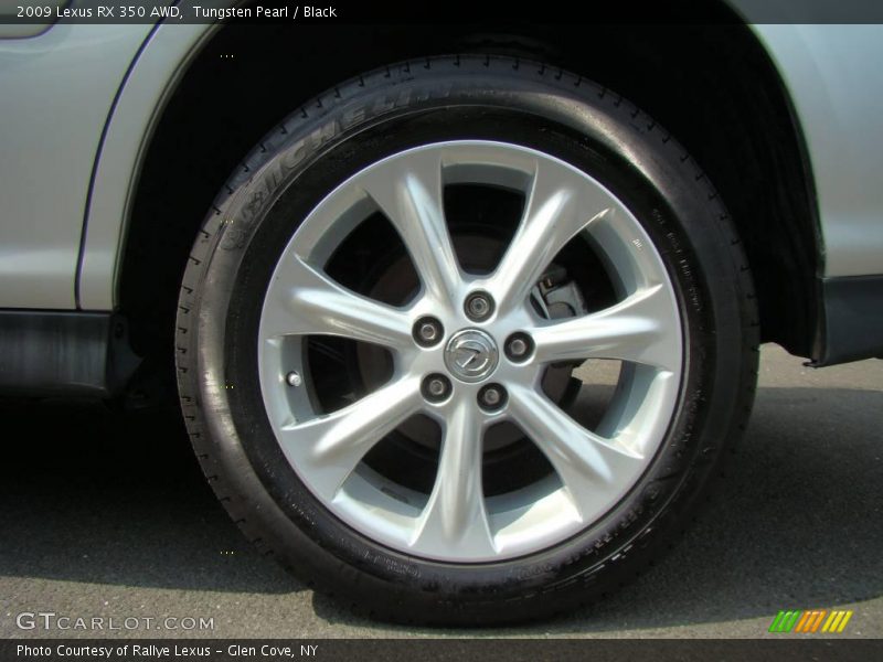 Tungsten Pearl / Black 2009 Lexus RX 350 AWD