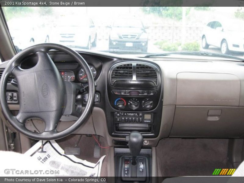 Stone Beige / Brown 2001 Kia Sportage 4x4