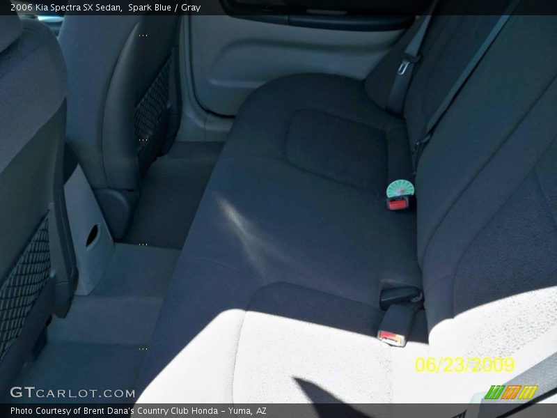 Spark Blue / Gray 2006 Kia Spectra SX Sedan