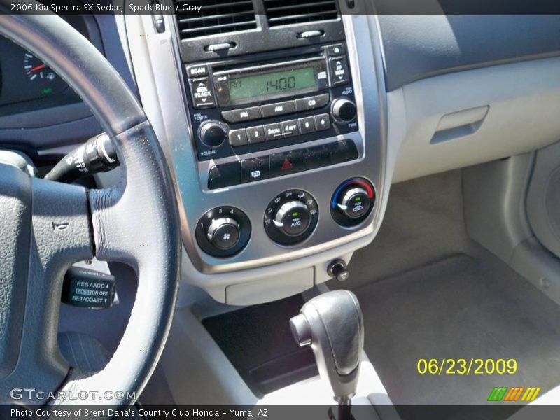 Spark Blue / Gray 2006 Kia Spectra SX Sedan