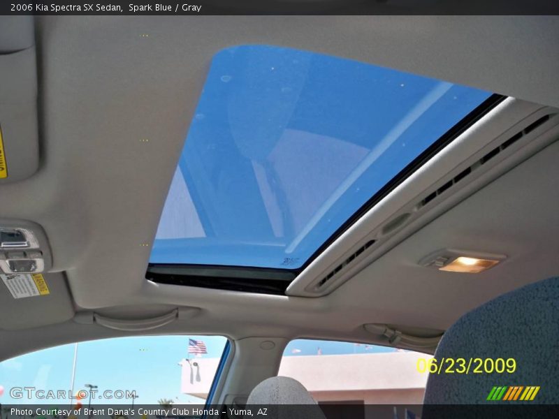 Spark Blue / Gray 2006 Kia Spectra SX Sedan