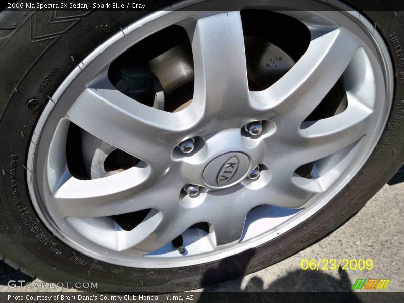 Spark Blue / Gray 2006 Kia Spectra SX Sedan