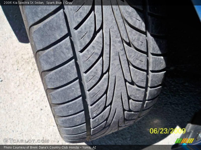 Spark Blue / Gray 2006 Kia Spectra SX Sedan