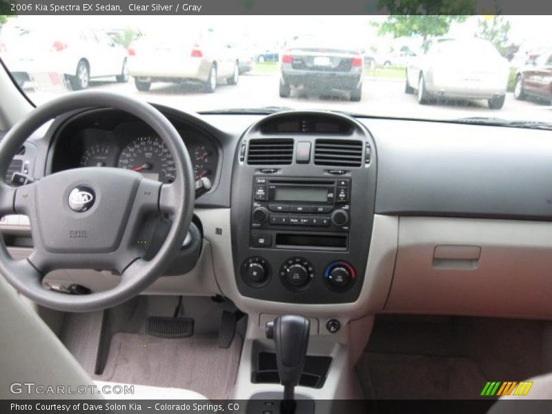 Clear Silver / Gray 2006 Kia Spectra EX Sedan