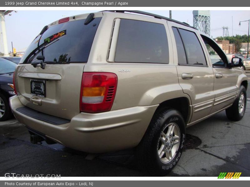Champagne Pearl / Agate 1999 Jeep Grand Cherokee Limited 4x4
