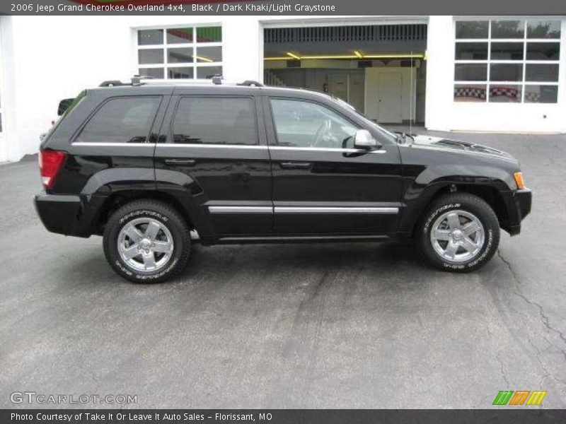 Black / Dark Khaki/Light Graystone 2006 Jeep Grand Cherokee Overland 4x4