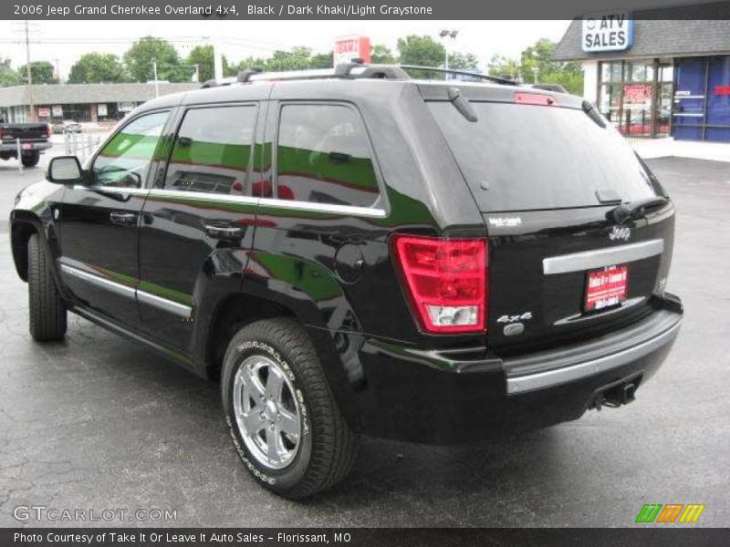 Black / Dark Khaki/Light Graystone 2006 Jeep Grand Cherokee Overland 4x4