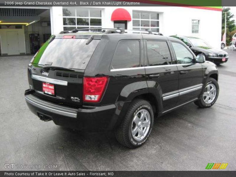 Black / Dark Khaki/Light Graystone 2006 Jeep Grand Cherokee Overland 4x4