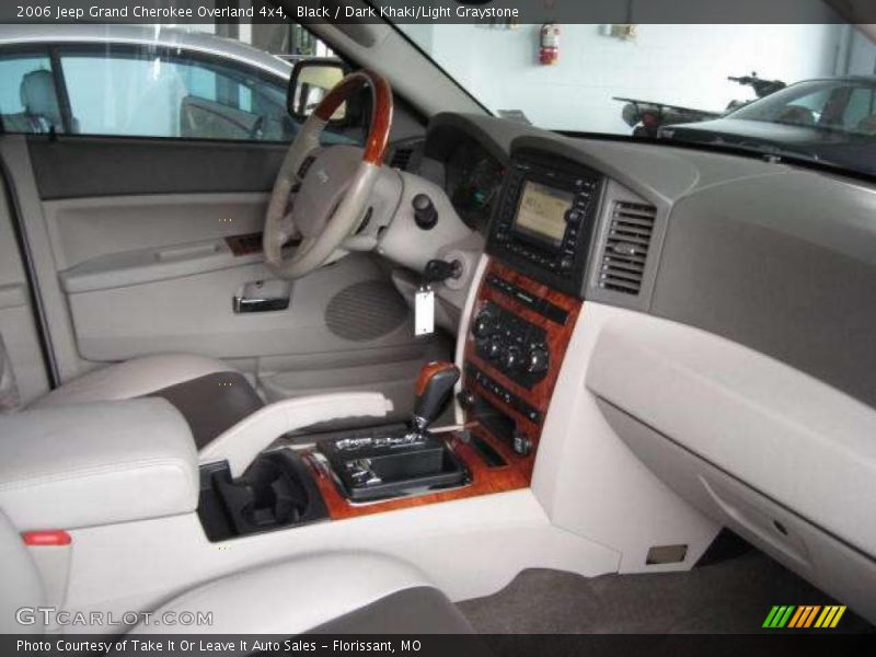 Black / Dark Khaki/Light Graystone 2006 Jeep Grand Cherokee Overland 4x4