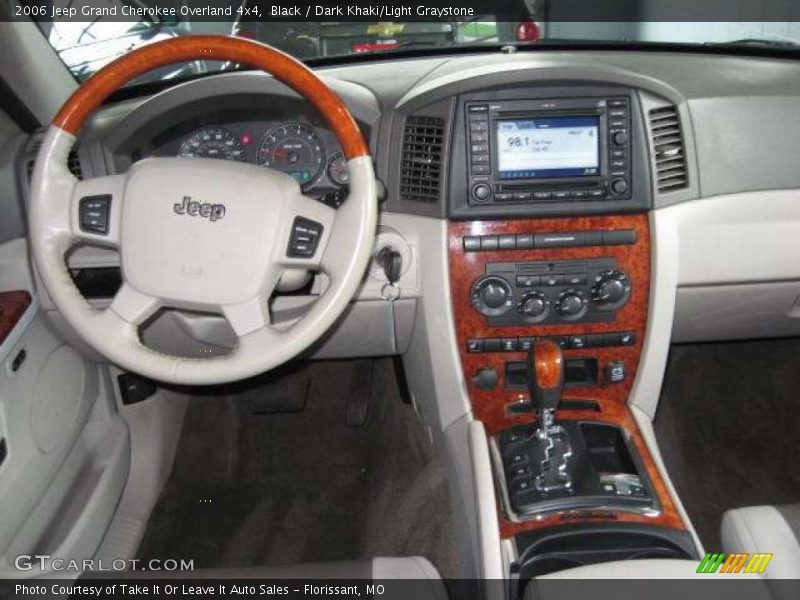Black / Dark Khaki/Light Graystone 2006 Jeep Grand Cherokee Overland 4x4