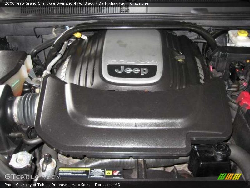 Black / Dark Khaki/Light Graystone 2006 Jeep Grand Cherokee Overland 4x4