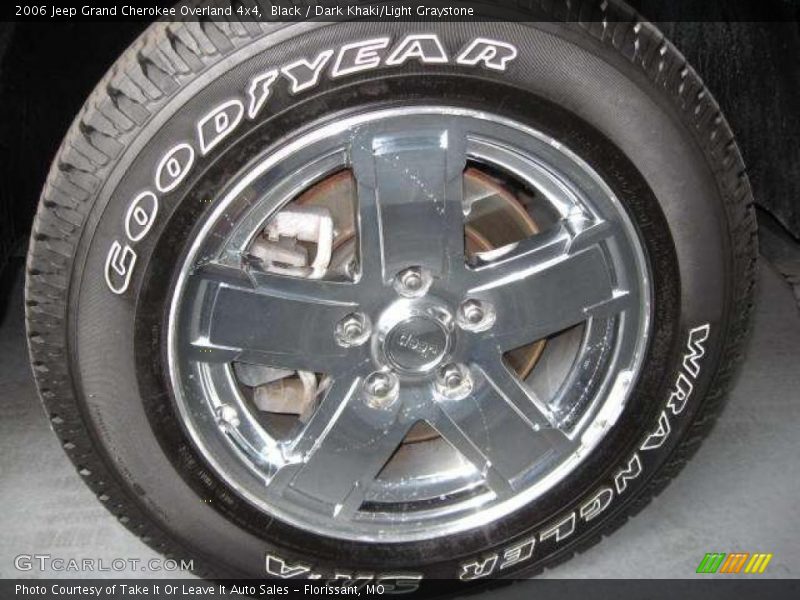 Black / Dark Khaki/Light Graystone 2006 Jeep Grand Cherokee Overland 4x4