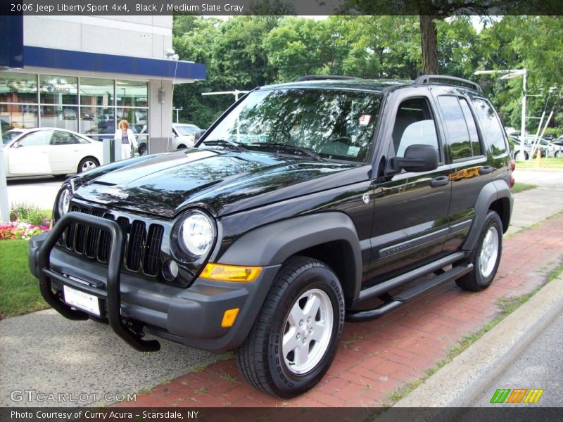 Black / Medium Slate Gray 2006 Jeep Liberty Sport 4x4
