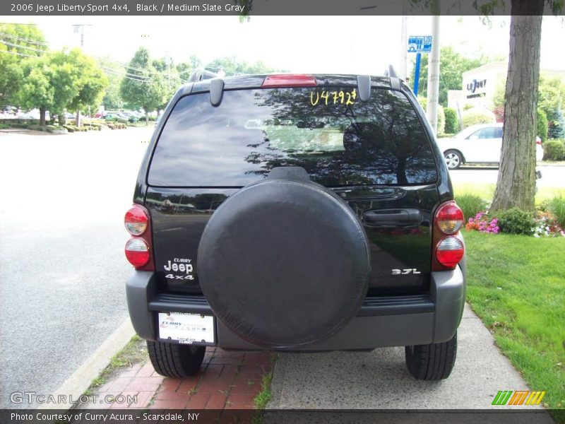 Black / Medium Slate Gray 2006 Jeep Liberty Sport 4x4