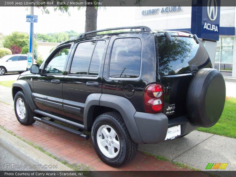 Black / Medium Slate Gray 2006 Jeep Liberty Sport 4x4