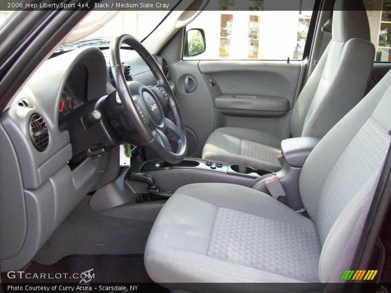 Black / Medium Slate Gray 2006 Jeep Liberty Sport 4x4