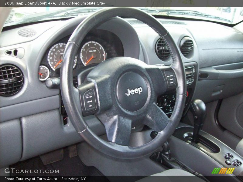 Black / Medium Slate Gray 2006 Jeep Liberty Sport 4x4