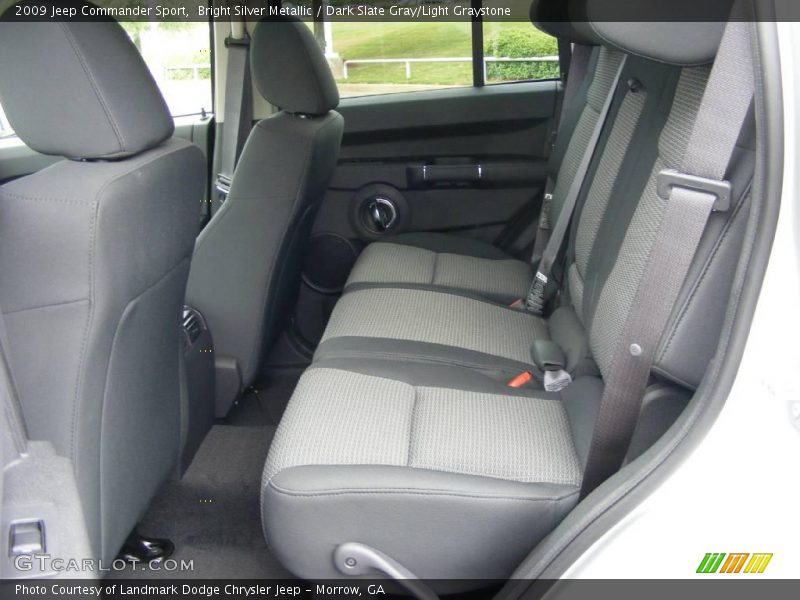 Bright Silver Metallic / Dark Slate Gray/Light Graystone 2009 Jeep Commander Sport