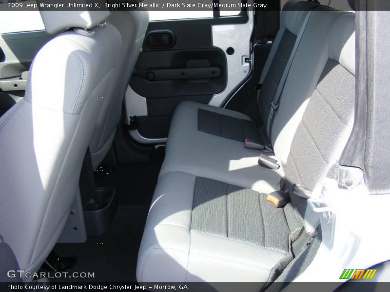 Bright Silver Metallic / Dark Slate Gray/Medium Slate Gray 2009 Jeep Wrangler Unlimited X