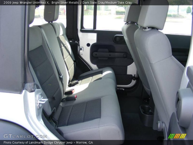 Bright Silver Metallic / Dark Slate Gray/Medium Slate Gray 2009 Jeep Wrangler Unlimited X
