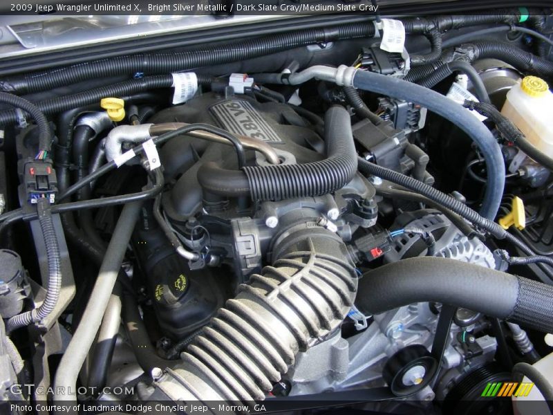 Bright Silver Metallic / Dark Slate Gray/Medium Slate Gray 2009 Jeep Wrangler Unlimited X