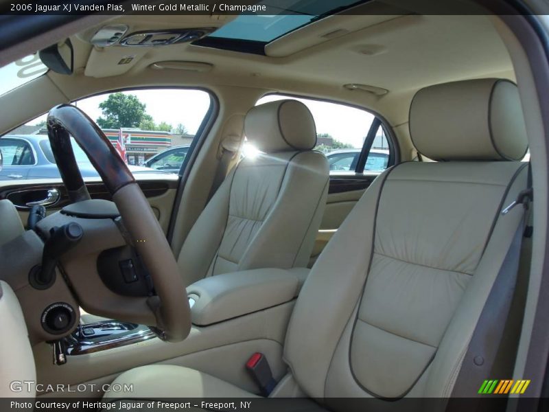 Winter Gold Metallic / Champagne 2006 Jaguar XJ Vanden Plas