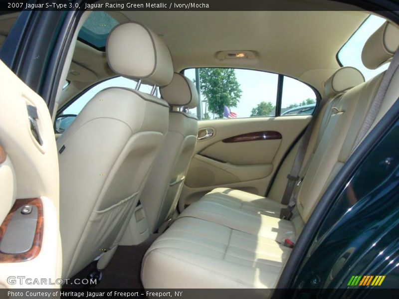 Jaguar Racing Green Metallic / Ivory/Mocha 2007 Jaguar S-Type 3.0