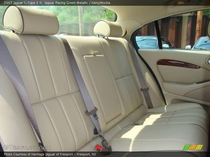 Jaguar Racing Green Metallic / Ivory/Mocha 2007 Jaguar S-Type 3.0